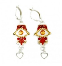 Oriental Hamsa Earrings