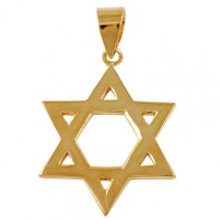 Classic Star of David Pendant - Gold Filled