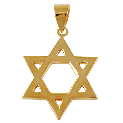 Classic Star of David Pendant - Gold Filled