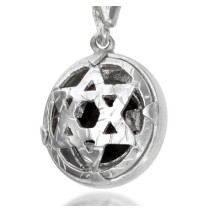 Five Metals Star of David Pendant