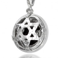 Five Metals Star of David Pendant