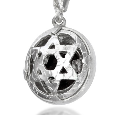 Five Metals Star of David Pendant