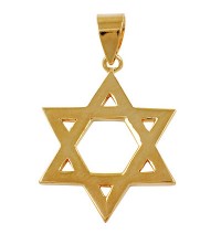 Classic Star of David Pendant - Gold Filled