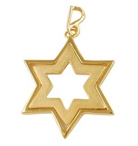 Star of David Pendant - Gold Filled