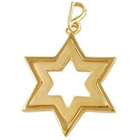 Star of David Pendant - Gold Filled