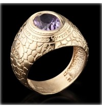 Ana BeKoach Gold Kabbalah Ring for Men