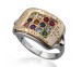 Hoshen Kabbalah Ring - Gold & Silver